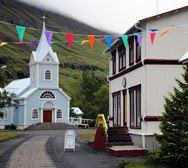 Seydisfjordur town Iceland