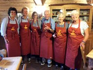 Cooking class at the Hasenoehrl farm