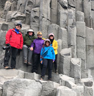 Reynisfjara basalt columns Iceland