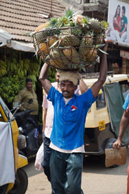 Cochin market Kerala India 