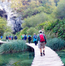 Walking group Croatia Slovenia