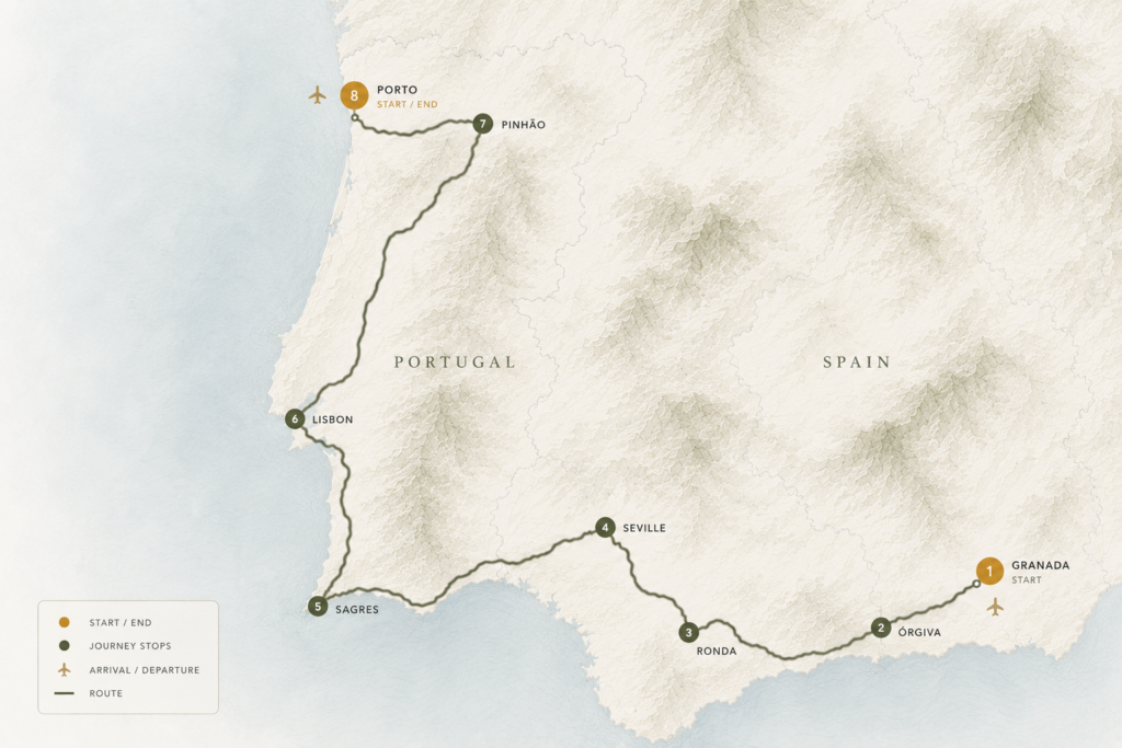 Journey Back in Time Map